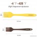 CHEFMADE 2PCS Silicone Basting Brush Set Non-stick Heat Resistant Stainless Steel Inner Core FDA Approved for Baking Grilling and Marinating 10.3 x 1.8 (Yellow) 8.2 x 1.4 (Brown) - B07897CVVJ